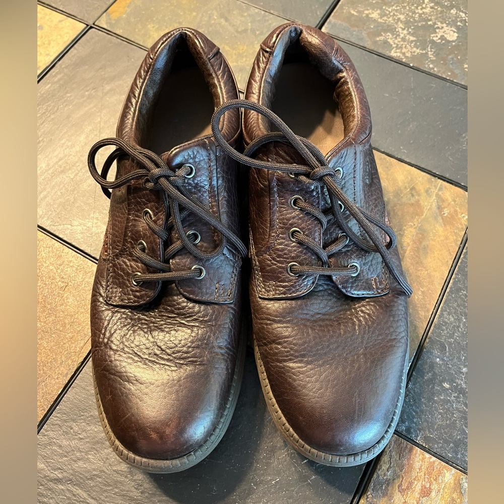 Timberland Dark Brown Leather Oxfords